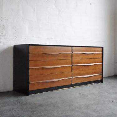 Danish Teak Six Drawer Dresser