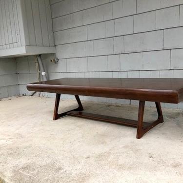 Midcentury Saw Horse Style Coffee Table or Bench