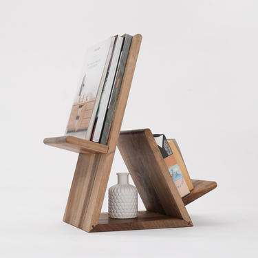 Handcrafted Magazine Stand, Magazine Holder, Newspaper Stand, Wooden Magazine Stand, Magazine Rack 
