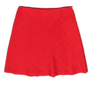 Sara Campbell - Red Tweed A-Line Skirt Sz 10