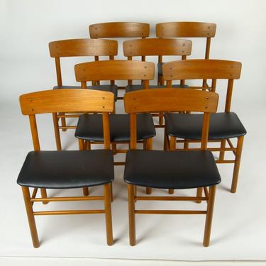 Set of 8 Teak Farstrup Chairs