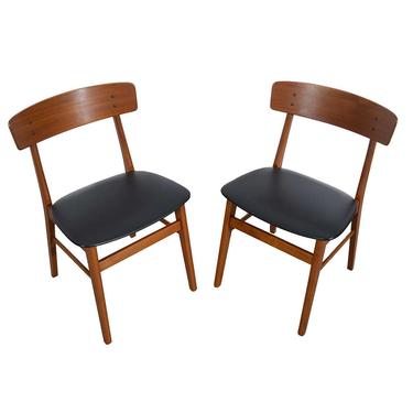 Four Teak Dining Chairs Farstrup  Danish Modern 