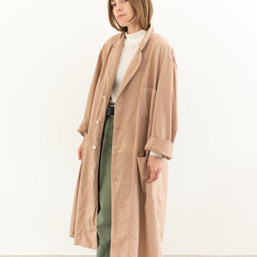 The Corozo Shop Coat in Dusty Pink | Vintage Overdye Chore Trench Jacket | Painter Duster | S M L XL 