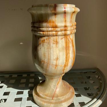 Onyx Stone Vase Chalice 
