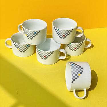 Vintage Sasaki Japan Matrix Tea Cups
