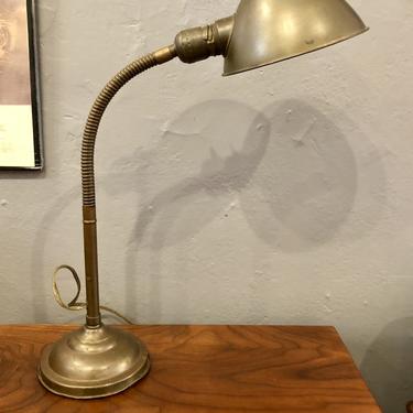Art Deco Brass Hubbell Desk Lamp 1920&#8217;s