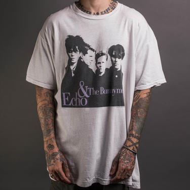 Vintage 1987 Echo and the Bunnymen The Game Tour T-Shirt 