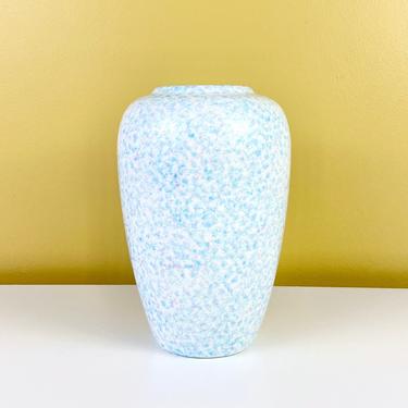 Teal and Purple Spotted Vase 