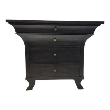 Transitional Black Noir Co. Alonso Mahogany Chest of Drawers