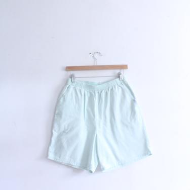Mint Green 90s Casual Shorts 