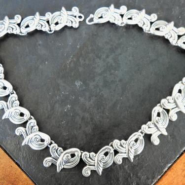 Vintage Sterling Silver Taxco Necklace 