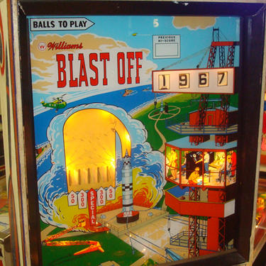 SOLD. Blastoff Vintage Pinball Machine