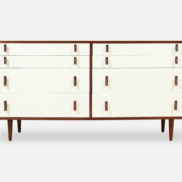 Stanley Young Two-Tone Lacquered & Walnut Dresser for Glenn of California 