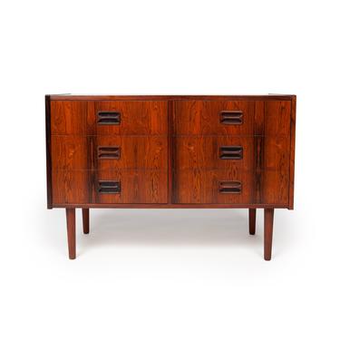 Vintage Danish Mid-Century Six Drawer Chest in Brazilian Rosewood 