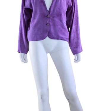 1990s Purple Tie Dye Blouse - Vintage Tie Dye Blouse - 1990s Purple Top - Vintage Purple Blouse - 1990s Womens Top | Size Large 