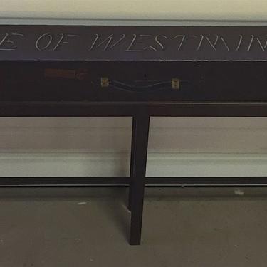 Antique English Rod Trunk Case | Sofa Table | "Duke of Winchester"