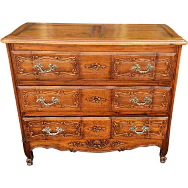 Antique 19C French Provincial Commode Chest of Drawers 