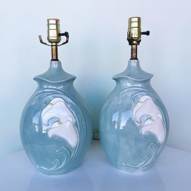 Pair of Petite Lily Lamps
