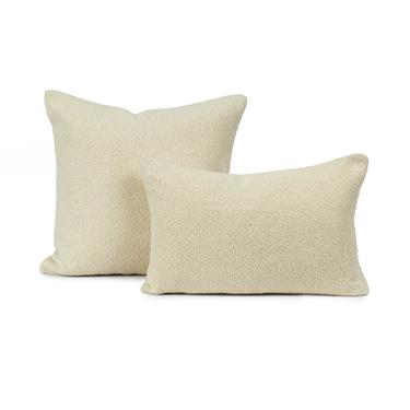 Lush Medium Snow Throw + Lumbar Pillow Cover 
