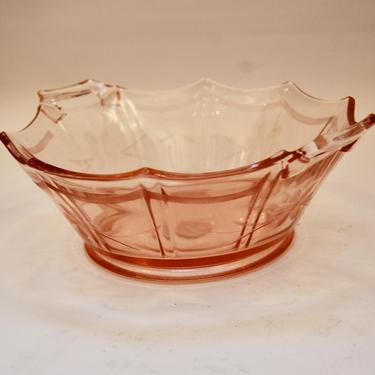 Depression Glass, Delicate Bowl in Pink
