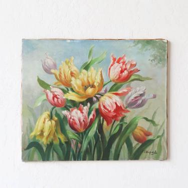 Parrot Tulips Painting