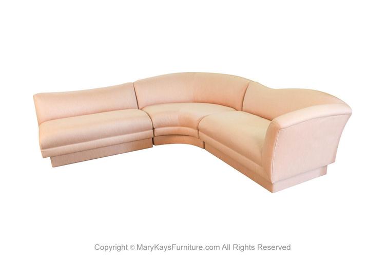 Mid Century Vladimir Kagan Style For Directional Sectional Sofa 