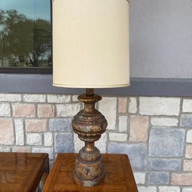 Vintage Hollywood Regency Tall Table Lamp 