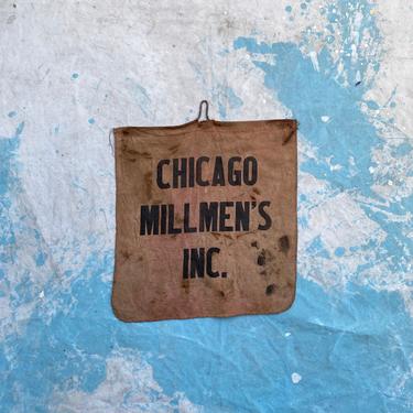 Vintage Chicago Millmens Inc Lumber Caution Flag 