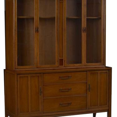 Sideboard and China Cabinet Hutch by James Bouffard for Drexel