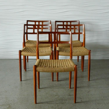 HA-18036 Moller Model 79 Teak Chairs