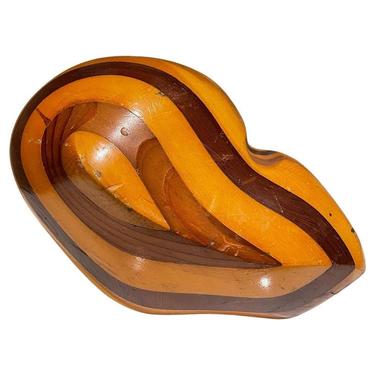 1970s Modern Exotic Wood Swirl Abstract Sculpture, Style of Don Shoemaker Mexico 