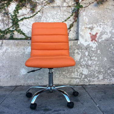 Mid Century Style Orange Office Chair