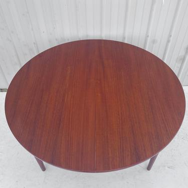 Mid-Century Modern Dining Table With leaf 