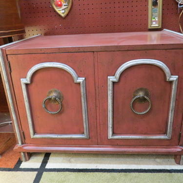 Vintage Antique style 2 door distressed cabinet