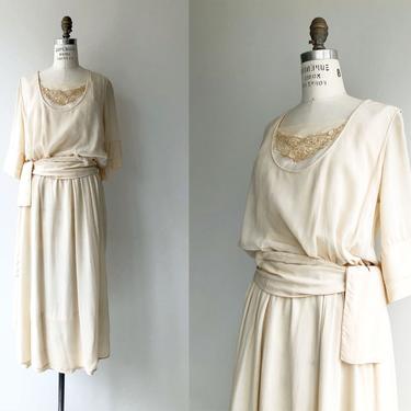 Elaria silk dress | 1920s wedding dress | antique 20s wedding 