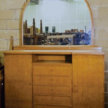 Paul Follot large chest with attached mirror (#1544)