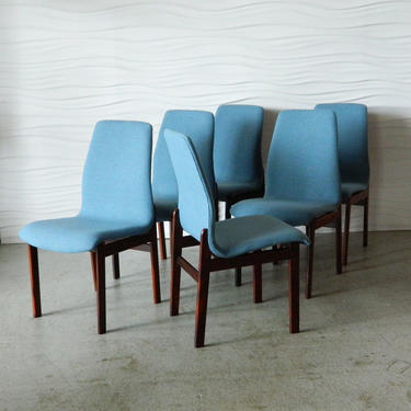 HA-C8299 Set of Six Rosewood Spttrup Dining Chairs