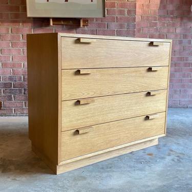 Vintage Charles Webb Oak Dresser Chest – Studio Craft Midcentury Modern 