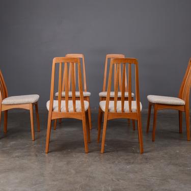 6 Svegards Mid-Century Modern Dining Chairs Teak 
