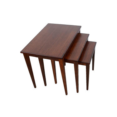 Rosewood Nesting Tables Kvalitet Form Funktion Danish Modern Mid Century Modern 