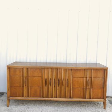 Mid Century Louvered Lowboy by Thomasville