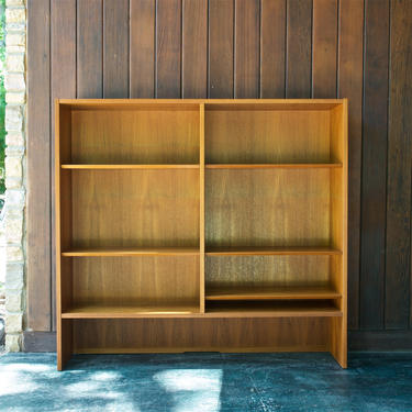 1960s Hundevad Hutch Book Shelf Wall Unit Danish Teak Vintage Mid-Century Modern 