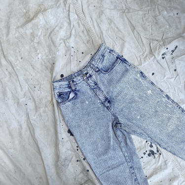 Vintage Gitano Express Acid Wash Denim Jeans 26” x 25” 