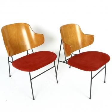 Pair of Ib Kofod Larsen "Penguin" Chairs