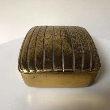 Ben Seibel Design Brass Cigarette Box/Jewelry Box For Jenfred Ware 