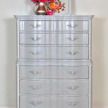 French Provincial Dressers in Grey 