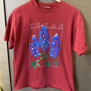 Vintage Texas Flower Graphic Tee t-shirt 3791 