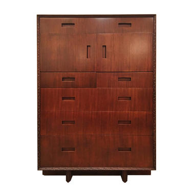 rare Gentlemen's chest designed by Frank Ll. Wright for Heritage Henredon , from the Taliesin Collection . c. 1955  Model 2000 