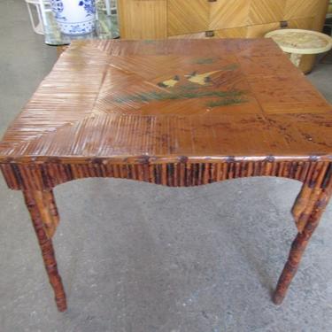 Island Style Bamboo Game Table