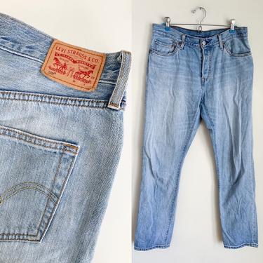 Vintage Levis 501 Faded Jeans / 32&quot; waist 